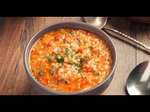 Видео: ВКУСНЕЙШИЙ ТУРЕЦКИЙ СУП С БУЛГУРОМ И ЧЕЧЕВИЦЕЙ