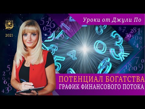 Видео: Потенциал богатства. График Финансового потока| Нумерологический урок от Джули По