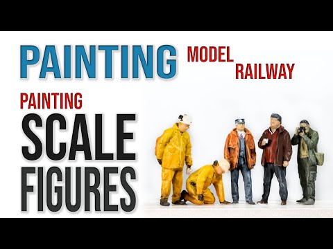 Видео: Масштабные фигурки для рисования | Модель железной дороги