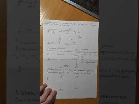 Видео: УСТОЙЧИВОСТЬ. Расчёт рамы по формулам Эйлера с учётом закрепления стержней