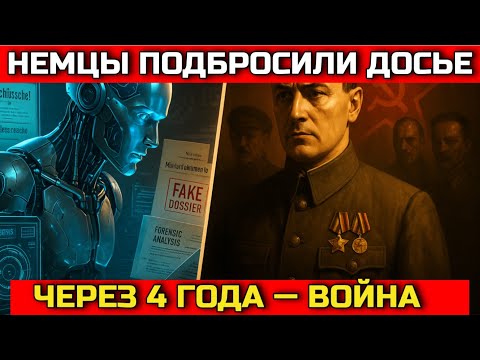 Видео: ИИ проанализировал дело Тухачевского | Немцы подбросили досье. Сталин расстрелял армию