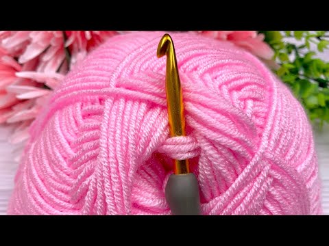 Видео: МОЕЙ МАМЕ ЭТО ПОНРАВИЛОСЬ! Всего 2 РЯДА — такой простой и красивый узор крючком для начинающих