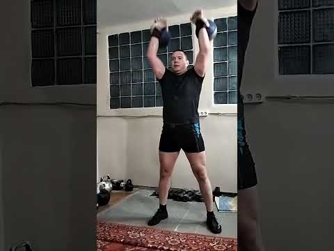 Видео: 7.11.25 ЕМОМ трастеры 24+ 24 кг 120 раз за 20 кругов ( 6 трастеров каждую минуту )