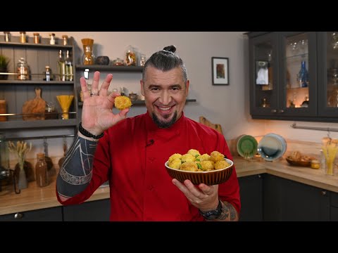 Видео: Пожарские конфетки. Картофельная запеканка с овощами