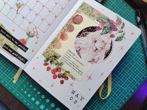 Видео: Май в ежедневнике 2025 / Оформление разворотов и болтология