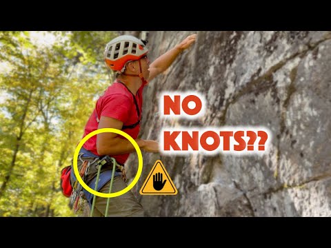 Видео: Больше никаких резервных узлов! Установка Edelrid Fuse Lead Rope Solo