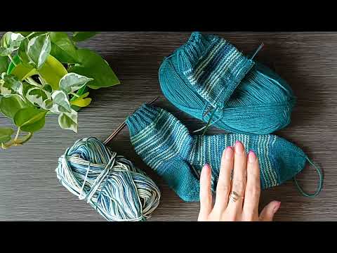 Видео: Носочный календарь 2024🌞 Апрель🌿 Цветная зебра🦓 #участник38