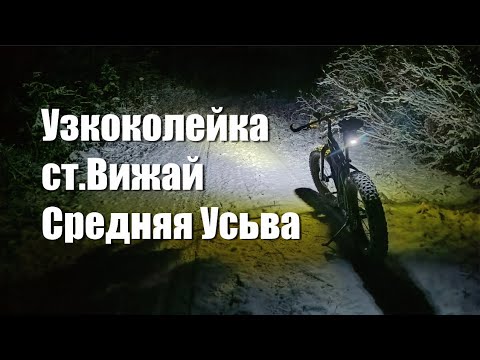 Видео: Первый фэтбайк по бывшей УЖД ст.Вижай - Нововильвенский - Средняя Усьва