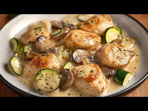 Видео: Я никогда не ел курицу в таком вкусном соусе! Эти кабачки и курица просто восхитительны!