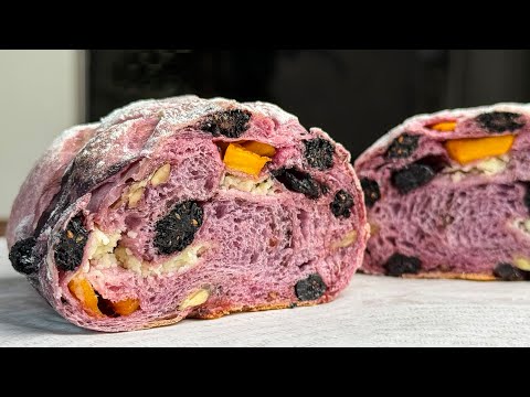 Видео: Богатый фруктовый хлеб – с сухофруктами, мягкий и ароматный