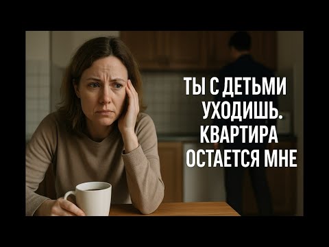 Видео: Ты с детьми уходишь, Квартира остается мне! Поставил ультиматум муж  Аудио рассказы