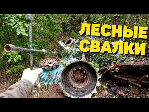 Видео: Рейд по свалкам. Нашел 12 кг алюминия и медь на свалке в лесу!