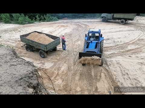 Видео: МТЗ-82 и ЗИЛ-130 работают в паре