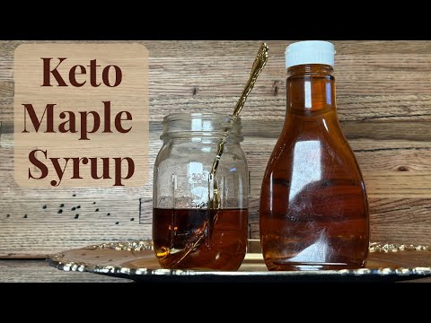 Видео: Рецепт кето-кленового сиропа!