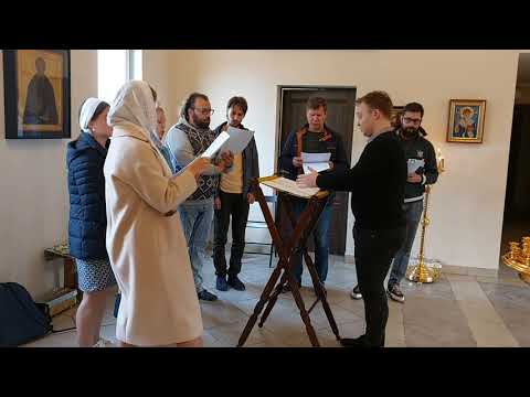 Видео: "Благослови" А. Третьяков; "Хвали" архиеп. Никанор; "Единородный Сыне" А. Чесноков;