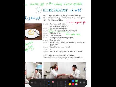 Видео: Урок 13. Глава 2. Текст 5. Etter frokost