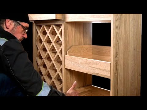 Видео: ВИННЫЙ ШКАФ из 120 деталей. Не считая шкантов