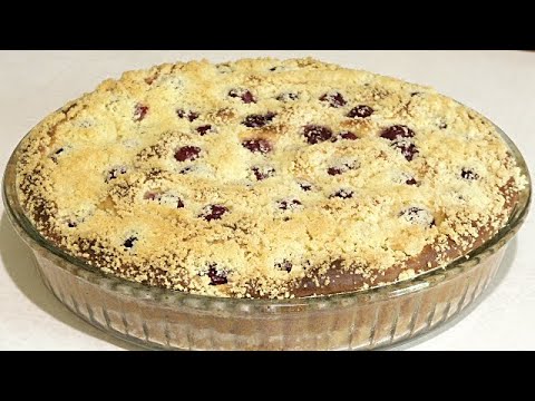 Видео: ЯГОДНЫЙ ПИРОГ без замеса. Быстро, просто и очень вкусно.