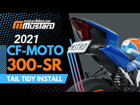 Видео: Установка задней накладки Mustard Bikes на CFMOTO 300SR или SS 2021 года