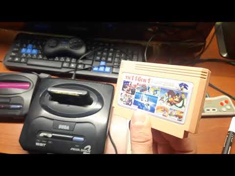 Видео: Проверка картриджей и платок Сега