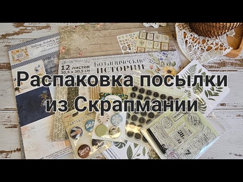 Видео: Мои покупки в скрапмагазине. НЕ РЕКЛАМА. #скрапбукинг #распаковкаиобзор