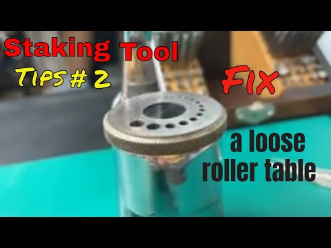 Видео: Как использовать набор инструментов для часовых дел мастера, чтобы РЕМОНТИРОВАТЬ шатающийся ролик...