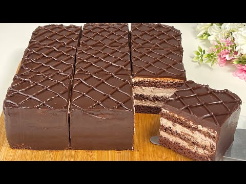 Видео: Влажный ШОКОЛАДНЫЙ ТОРТ, который тает во рту! Просто и очень вкусно!