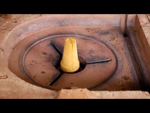 Видео: Эта блестящая техника литья металла оставит вас безмолвными!