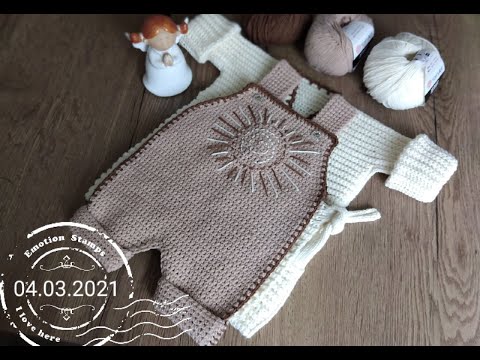 Видео: Мк штанишки для новорождённого 0-3 месяца.