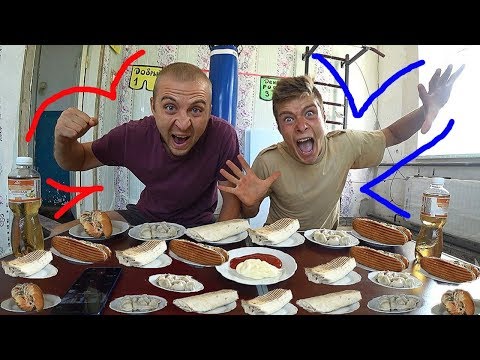 Видео: ШАУРМА ПЕЛЬМЕНИ ХОТ ДОГ КТО БЫСТРЕЕ СЪЕСТ? КТО ПОСЛЕДНИЙ ПОПАДАЕТ В РАБСТВО, КТО ПЕРВЫЙ ПОЛУЧИТ $