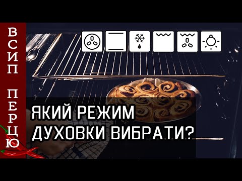 Видео: Який режим духовки вибрати? Різні режими для різних страв і потреб. Приклади використання.