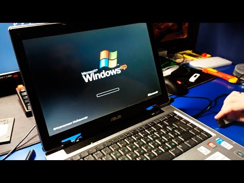 Видео: Ночная установка Windows XP на старый ноут