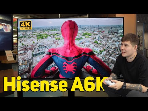 Видео: HISENSE A6K полный обзор 4K Smart TV с VRR и Dolby Vision - лучший из бюджетных TV?