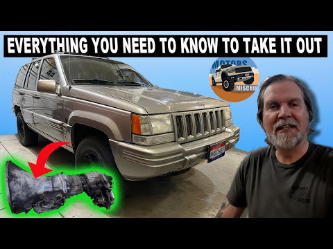 Видео: Jeep Grand Cherokee ZJ Как снять коробку передач - [Часть 1. Снятие]