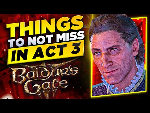 Видео: Что можно пропустить в третьем акте — Baldur's Gate 3