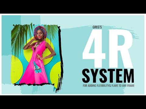 Видео: Подъем рам Canva с помощью системы 4R Грега