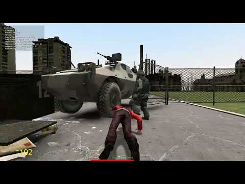 Видео: Спасли на бтр! в Garry's Mod