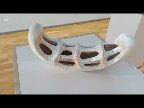 Видео: Скульптуры,картины и стих собственного сочинения.