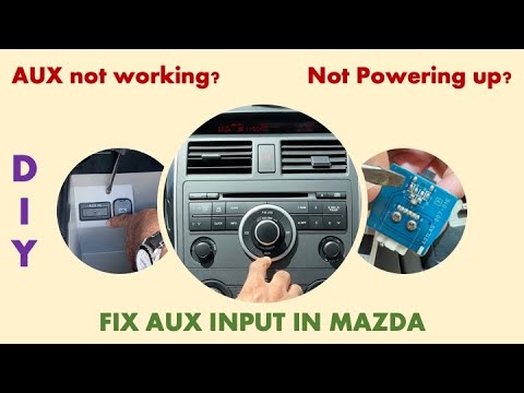 Видео: Решение проблемы с входом AUX в Mazda: пошаговое решение
