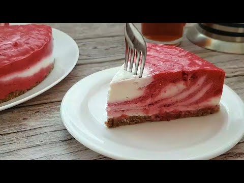 Видео: БЕЗ ВЫПЕЧКИ! Творожно - Ягодный ПП ТОРТ