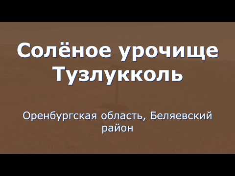 Видео: Солёное урочище Тузлукколь    Оренбургская обл  Беляевский р он