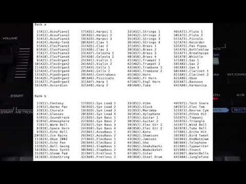 Видео: Roland D-20 № 4. Работа с секвенсором. Working with sequencer.