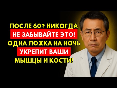 Видео: После 60, Никогда Не Забывайте Это! Ложка На Ночь Укрепит Мышцы И Кости!