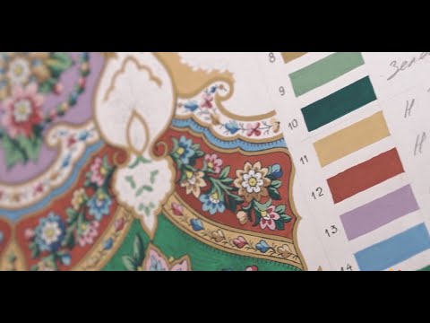 Видео: Павловопосадский платок -  технологии производства