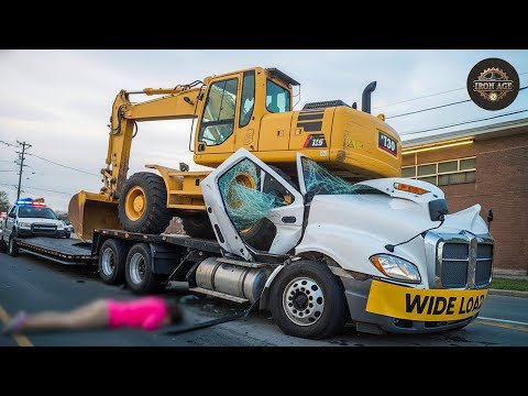 Видео: Опасные идиоты: бульдозер и экскаватор выходят из строя | Extreme Idiots At Work #14