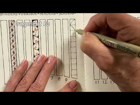 Видео: Пакет проектов Zentangle № 10 — День 6