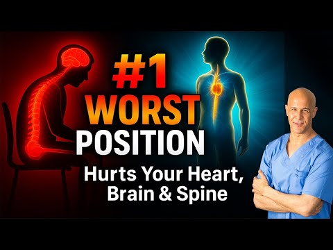 Видео: Худшая поза для сердца, мозга и позвоночника | Доктор Манделл