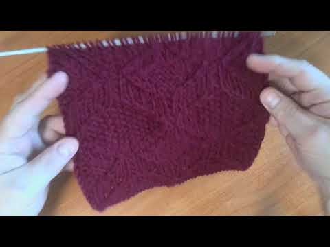 Видео: Узор спицами в ваши копилочки