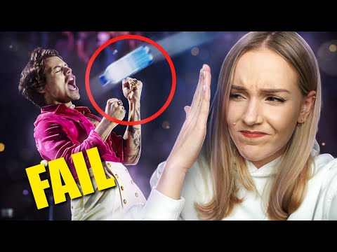 Видео: ФЕЙЛЫ на КОНЦЕРТАХ ПЕВЦОВ :D Гарри Стайлс, Тейлор Свифт и др.