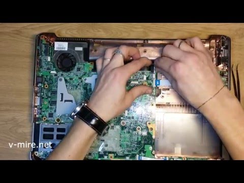 Видео: Как разобрать и почистить HP Pavilion dv6 1460 er